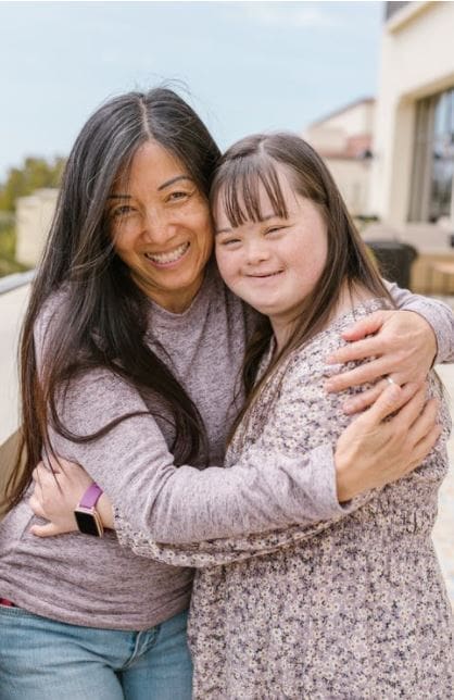 Caretaker Entrance Fee Exemption in Israel - mother and girl with down-syndrome